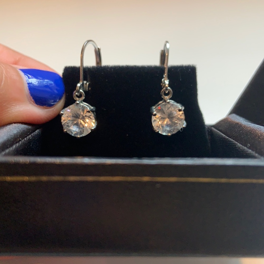 Diamond Drop Earrings
